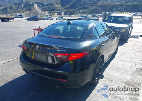 2017 Alfa Romeo Giulia Ti Rwd from USA, damaged, VIN ZARFAECN5H7538200